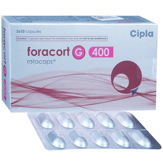 foracort g 400mcg rotacap 30's